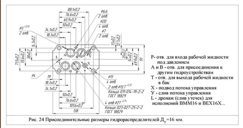 Plita Prisoedinitelnaya Dlya Gidroraspredelitelej Veh 16 Du16