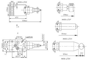 Клапан МКПВ 4 3 габаритные и присоединительные размеры 